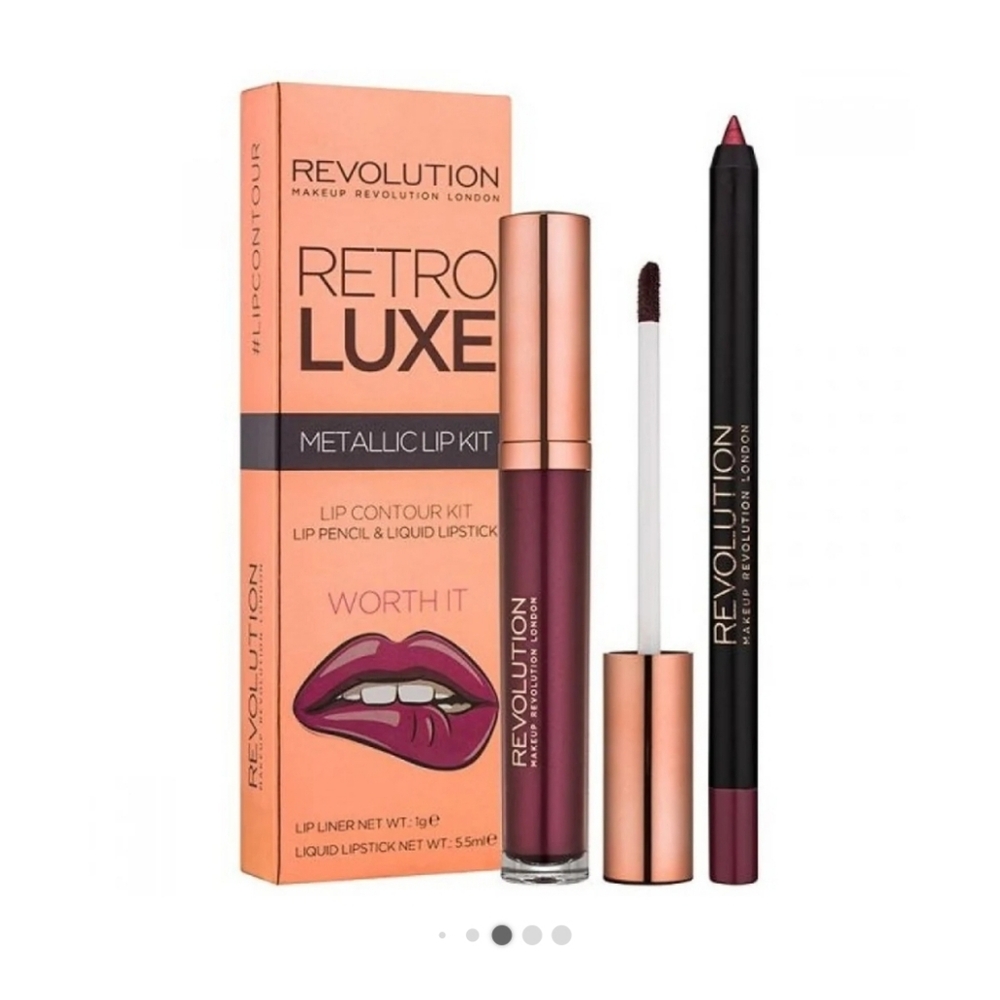 New makeup revolution‎ metallic lip kit in shade Worth It